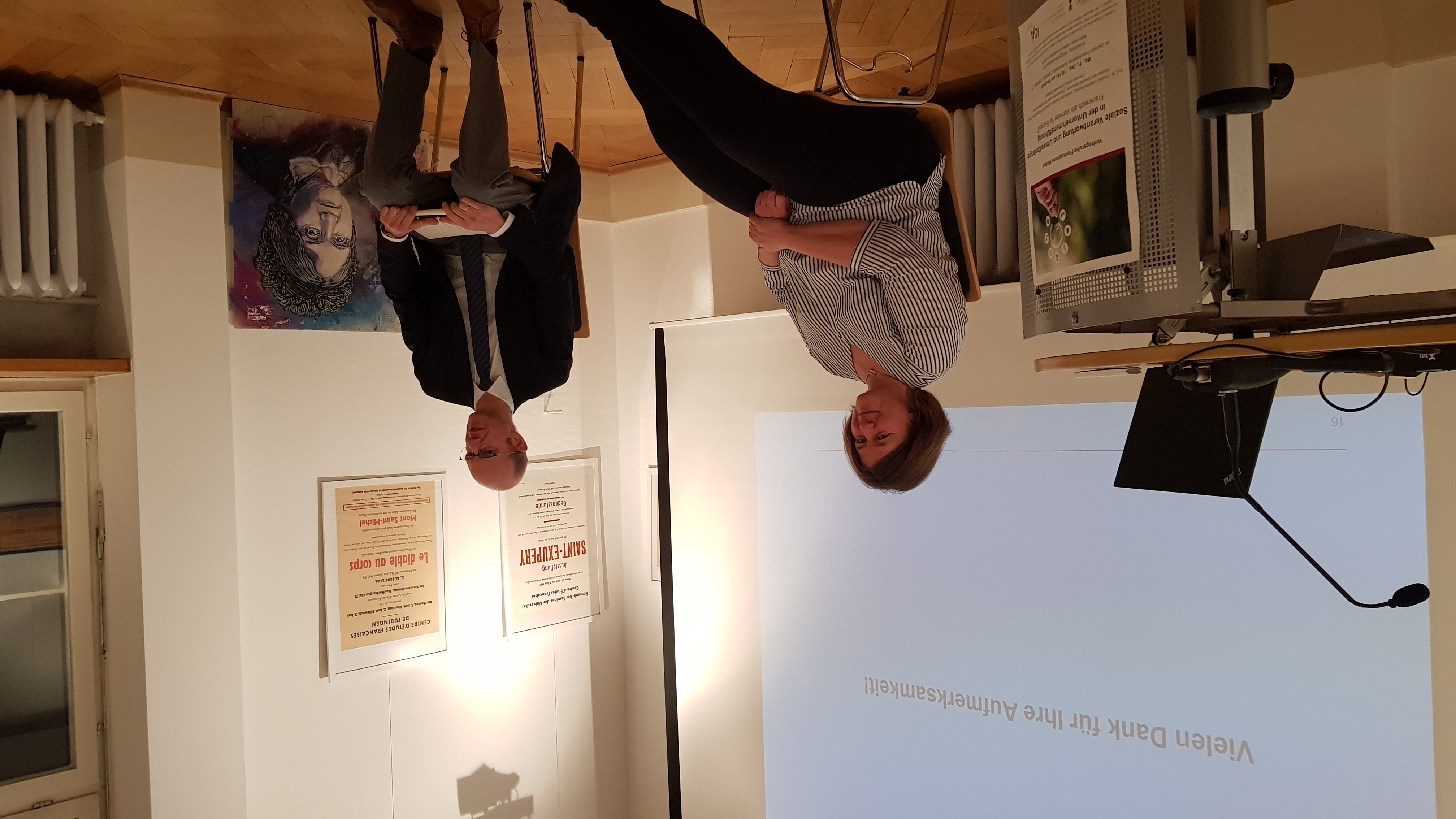 Prof Osterloh-Konrad mit Prof. Huber 