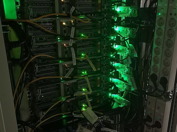 View of the HPC GPU Cluster