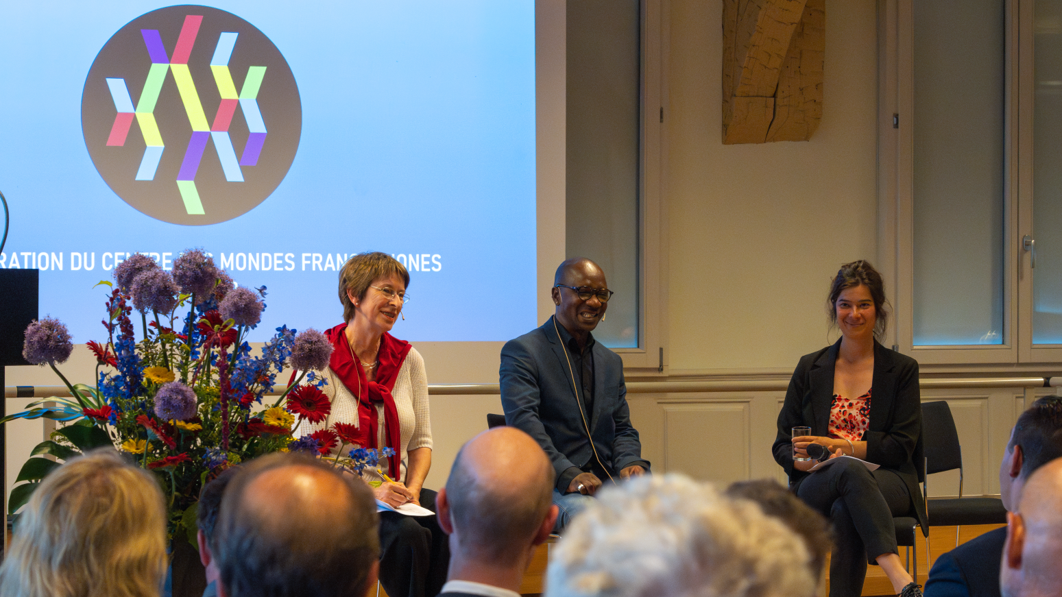 Bild mit Wilfried N#Sondé, Francoise Dorizon, Ariane Batou-To Van